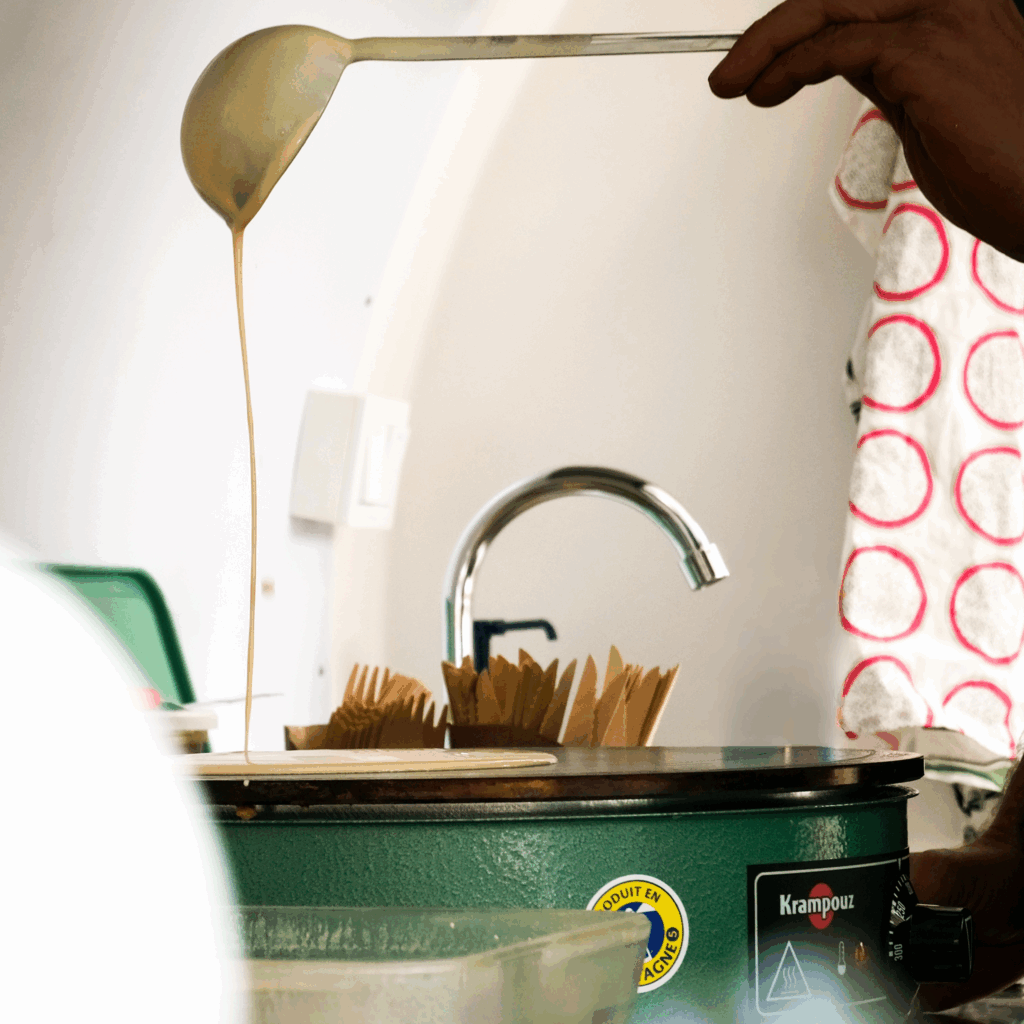 bec sucré roulotte gourmande crêpes et gaufres maison bio en Provence, Luberon